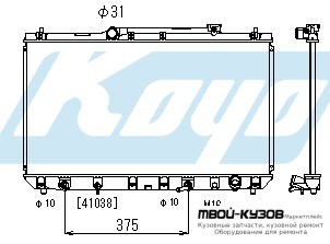 РАДИАТОР ОХЛАЖДЕНИЯ AT 2.2 (KOYO) для Toyota CAMRY V20 (07.1996 - 09.2001)