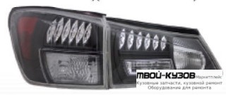 ФОНАРЬ ЗАДНИЙ ВНЕШНИЙ+ВНУТР ЛЕВАЯ + ПРАВАЯ (КОМПЛЕКТ) ТЮНИНГ С ДИОД (EAGLE EYES) ПРОЗРАЧНЫЙ ВНУТРИ ЧЁРНЫЙ-ХРОМ для Lexus IS 250 / 350 (2006-2009)