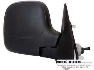 ЗЕРКАЛО ПРАВАЯ СТОРОНА МЕХАН С ТРОСИК (CONVEX) (ТАЙВАНЬ) для Peugeot PARTNER / CITROEN BERLINGO (10.1996-), Citroen BERLINGO / PEUGEOT PARTNER (01.2003-), Citroen BERLINGO / PEUGEOT PARTNER (10.1996 - 12.2002)