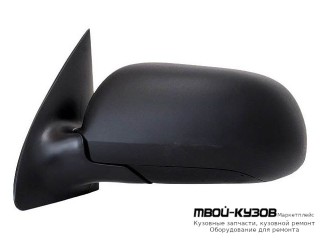 ЗЕРКАЛО ЛЕВАЯ СТОРОНА МЕХАН С ТРОСИК (ASPHERICAL) (ТАЙВАНЬ) для Skoda FABIA (01.2000 - 2006)