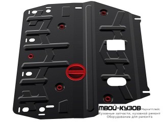 ЗАЩИТА ПОДДОНА ДВИГАТЕЛЯ + КПП , С КРЕПЛЕН , СТАЛЬН для Hyundai I40 (2011-)