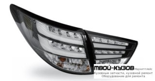 ФОНАРЬ ЗАДНИЙ ВНЕШНИЙ+ВНУТР ЛЕВАЯ + ПРАВАЯ (КОМПЛЕКТ) ТЮНИНГ С ДИОД (JUNYAN) ВНУТРИ ЧЁРНЫЙ-ХРОМ для Hyundai IX35 (2010-)