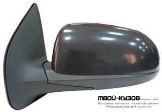 ЗЕРКАЛО ЛЕВАЯ СТОРОНА ЭЛЕКТР С ПОДОГРЕВОМ (CONVEX) ГРУНТ (ТАЙВАНЬ) для Hyundai I20 (2009-)