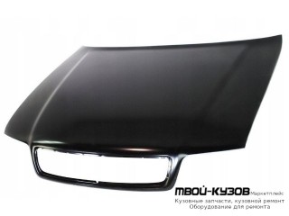 КАПОТ БЕЗ ОТВ П/ОМЫВАТЕЛЬ (ТАЙВАНЬ) для Audi A4 (01.1999 - 01.2001)