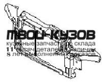 SDFAB00-380P - СУППОРТ РАДИАТОРА (ТАЙВАНЬ) Skoda Fabia 1 (2000-)