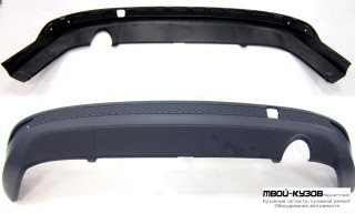 СПОЙЛЕР БАМПЕРА ЗАДНИЙ 2.0 С 1 ОТВ (ХЭТЧБЭК) (КИТАЙ) для Ford FOCUS (2011-2014)