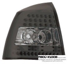 ФОНАРЬ ЗАДНИЙ ВНЕШНИЙ ЛЕВАЯ + ПРАВАЯ (КОМПЛЕКТ) (ХЭТЧБЭК) ТЮНИНГ С ДИОД ТОНИР (EAGLE EYES) ВНУТРИ ХРОМ для Opel ASTRA (03.1998 - 2003)