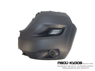 БАМПЕР ПЕРЕДНИЙ ЛЕВАЯ СТОРОНА БЕЗ ОТВЕРСТИЙ ПОД ПРОТИВОТУМАННЫЕ ФАРЫ (ИТАЛИЯ) для Peugeot BOXER (2014-) / FIAT DUCATO (2014-)