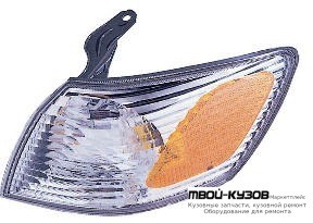 УКАЗ.ПОВОРОТА УГЛОВОЙ ЛЕВАЯ СТОРОНА (USA) (DEPO) БЕЛ-ЖЕЛТ для Toyota CAMRY V20 (07.1996 - 09.2001)