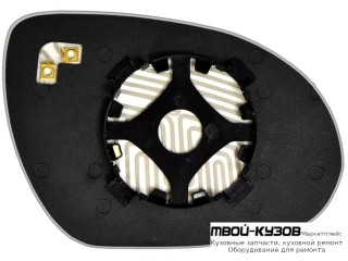 СТЕКЛО ЗЕРКАЛА ЛЕВАЯ СТОРОНА С ПОДОГРЕВОМ (ASPHERICAL) (ТАЙВАНЬ) для Hyundai I30 (2007-2011)