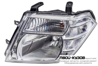 ФАРА ЛЕВАЯ СТОРОНА (euro) ПОД КОРРЕКТОР (DEPO) для Nissan NAVARA (2006-), Nissan PATFINDER R51 (2005-)