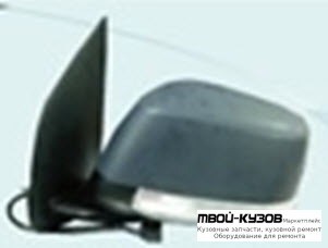 ЗЕРКАЛО ЛЕВАЯ СТОРОНА ЭЛЕКТР С ПОДОГРЕВОМ , УКАЗАТЕЛЬ ПОВОРОТА , ПОДСВЕТ (CONVEX) (ТАЙВАНЬ) для Nissan PATFINDER R51 (2005-)