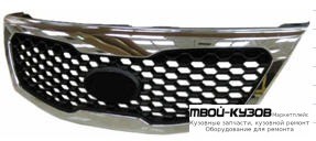 РЕШЕТКА РАДИАТОРА ХРОМ-ЧЁРНЫЙ (ТАЙВАНЬ) для KIA SORENTO (2009-2013)