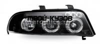 HU32E-02-1-E-01 - ТЮНИНГ-ФАРЫ (КОМПЛЕКТ) (JUNYAN) Audi A4 B5 рестайлинг (1999-2001)