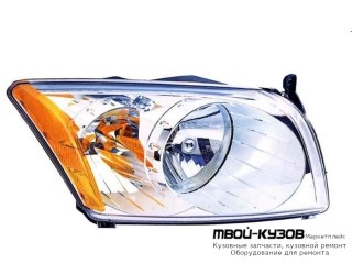 ФАРА ЛЕВАЯ СТОРОНА (DEPO) для Dodge CALIBER (2007-)