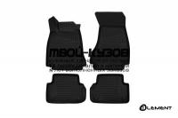 ELEMENT3D0422210k - 3D КОВРИКИ В САЛОН 4 ШТ. (Element) Audi A4 B9 (2016-)
