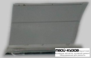 МОЛДИНГ КУЗОВА ПРАВАЯ СТОРОНА НА ПЕРЕД КРЫЛО В СБОРЕ С ХРОМ МОЛДИНГ ГРУНТ (ТАЙВАНЬ) для Mercedes W140 SEDAN (05.1993 - 10.1998)