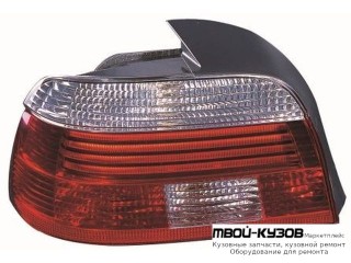ФОНАРЬ ЗАДНИЙ ВНЕШНИЙ ЛЕВАЯ СТОРОНА С ДИОД (DEPO) КРАСНЫЙ-БЕЛ для BMW E39 (11.1995 - 2003)