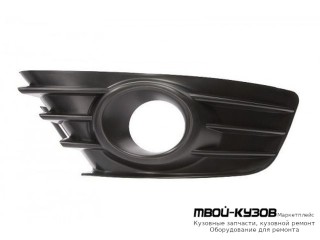 РЕШЕТКА БАМПЕРА ПЕРЕДНИЙ ЛЕВАЯ СТОРОНА С ОТВЕРСТИЯМИ ПОД ПРОТИВОТУМАННЫЕ ФАРЫ (ТАЙВАНЬ) для Citroen C4 (11.2004-) PICASSO (2006-)