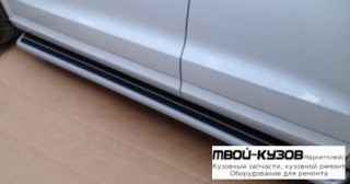 ПОРОГ-ПОДНОЖКА ЛЕВАЯ + ПРАВАЯ (КОМПЛЕКТ) OEM STYLE для Audi Q3 (2011-)