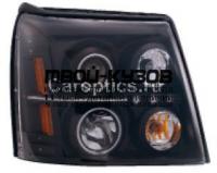 GM458-B1WCA - ТЮНИНГ-ФАРЫ (КОМПЛЕКТ) (EAGLE EYES) Cadillac Escalade (2002-2006)