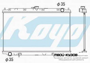 РАДИАТОР ОХЛАЖДЕНИЯ MT 1.6 1.8 2 (KOYO) для Nissan PRIMERA P11 (11.1996 - 05.1999), Nissan PRIMERA P11 (06.1999 - 03.2002)