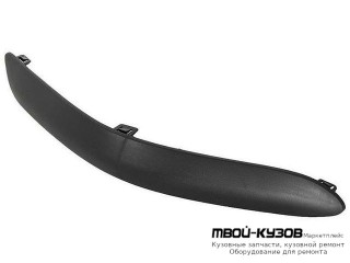 МОЛДИНГ БАМПЕРА ПЕРЕДНИЙ ПРАВАЯ СТОРОНА ЧЁРНЫЙ (ТАЙВАНЬ) для Nissan ALMERA N16 (06.2000-)