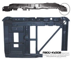 СУППОРТ РАДИАТОРА AT ПЛАСТИК (ТАЙВАНЬ) для Citroen C3 (05.2002 - 10.2005) (11.2005-)