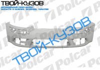 GOLF 5 PLUS 05- БАМПЕР ПЕРЕДНИЙ ГРУНТ