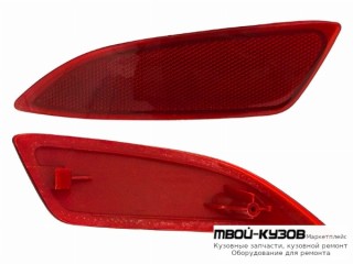 ФОНАРЬ-КАТАФОТ ЛЕВАЯ СТОРОНА В ЗАДНИЙ БАМПЕР (КИТАЙ) для Toyota CAMRY V50 (2011-)