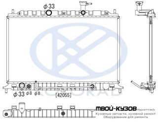 РАДИАТОР ОХЛАЖДЕНИЯ AT (KOYO) для KIA RIO III (2005-)
