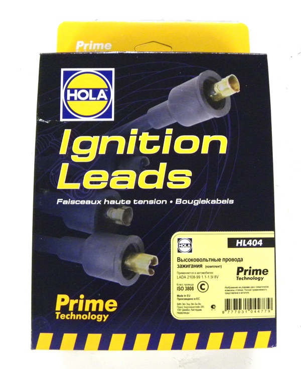 Провода высоковольтные ВАЗ-2108 полусиликон (HOLA) HL404