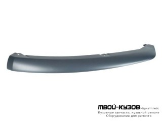 СПОЙЛЕР БАМПЕРА ПЕРЕДНИЙ ЛЕВАЯ СТОРОНА ТЕМНО-СЕРЫЙ (КИТАЙ) для Ford FOCUS (2011-2014)