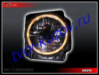 ФАРА (левая и правая стороны) ТЮНИНГ свет ободки черные  - для VW GOLF