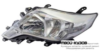 ФАРА ЛЕВАЯ СТОРОНА ПОД КОРРЕКТОР (DEPO) для Toyota LANDCRUISER PRADO 150 (2009-2017)