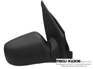 ЗЕРКАЛО ПРАВАЯ СТОРОНА МЕХАН С ТРОСИК (CONVEX) ГРУНТ (ТАЙВАНЬ) для Ford FIESTA (2006-2007)