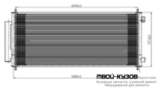 CR-V КОНДЕНСАТОР КОНДИЦИОНЕРА для Honda CRV (2006-2011)