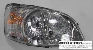 ФАРА ПРАВАЯ СТОРОНА ПОД КОРРЕКТОР (КИТАЙ) для Hyundai GETZ (2003-2005)