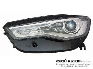ФАРА ЛЕВАЯ СТОРОНА ЛИНЗОВАННАЯ С КОРРЕКТОР , ДИОД , (КСЕНОН) (DEPO) для Audi A6 (2011-)