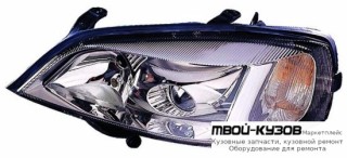 ФАРА ЛЕВАЯ СТОРОНА +/- КОРРЕКТОР (КСЕНОН) (DEPO) для Opel ASTRA (03.1998 - 2003)