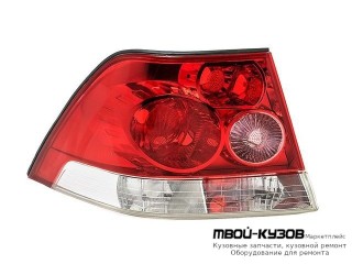 ФОНАРЬ ЗАДНИЙ ВНЕШНИЙ ЛЕВАЯ СТОРОНА (СЕДАН) (DEPO) КРАСНЫЙ-БЕЛ для Opel ASTRA H (06.2004-)