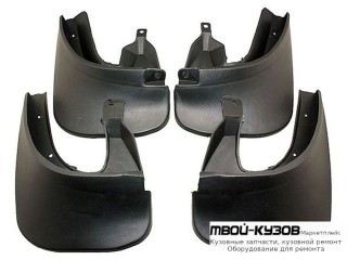 БРЫЗГОВИК ПЕРЕДНИЙ КРЫЛА ЛЕВАЯ + ПРАВАЯ (КОМПЛЕКТ) + ЗАДНИЙ (4 ШТ) (КИТАЙ) для Hyundai TUCSON (04.2004-)