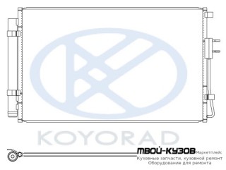 SANTA FE КОНДЕНСАТОР КОНДИЦИОНЕРА (бензин) для Hyundai SANTA FE (2012-)