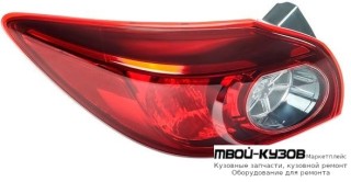 ФОНАРЬ ЗАДНИЙ ВНЕШНИЙ ЛЕВАЯ СТОРОНА (ХЭТЧБЭК) (DEPO) для Mazda 3 (2013-)