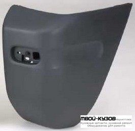 БОКОВИНА БАМПЕРА ЗАДНИЙ ПРАВАЯ СТОРОНА БЕЗ ОТВ П/РАСШИРИТ (3 ДВ) ТЕМНО-СЕРЫЙ (ТАЙВАНЬ) для Toyota RAV4 (04.1994 - 08.1997) (09.1997 - 08.2000)