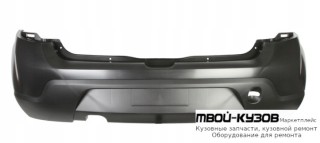 БАМПЕР ЗАДНИЙ ГРУНТ (ТАЙВАНЬ) для Renault SANDERO (2008-)