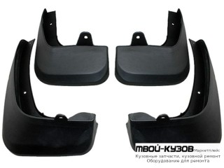 БРЫЗГОВИК ПЕРЕДНИЙ КРЫЛА ЛЕВАЯ + ПРАВАЯ (КОМПЛЕКТ) + ЗАДНИЙ (4 ШТ) (КИТАЙ) для Hyundai IX35 (2010-)