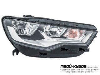 ФАРА ПРАВАЯ СТОРОНА С КОРРЕКТОР (DEPO) для Audi A6 (2011-)