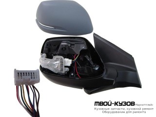 ЗЕРКАЛО ПРАВАЯ СТОРОНА ЭЛЕКТР С ПОДОГРЕВОМ , УКАЗАТЕЛЬ ПОВОРОТА , АВТОСКЛАДЫВ (CONVEX) (ТАЙВАНЬ) для Honda CRV (2012-)