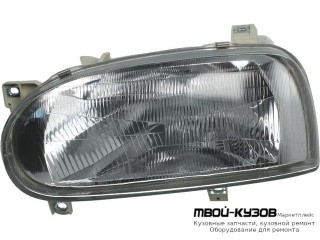 ФАРА ПРАВАЯ СТОРОНА ОДНОЛАМП (DEPO) для Volkswagen GOLF III (11.1991 - 09.1997)